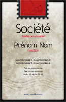 exemple carte de visite