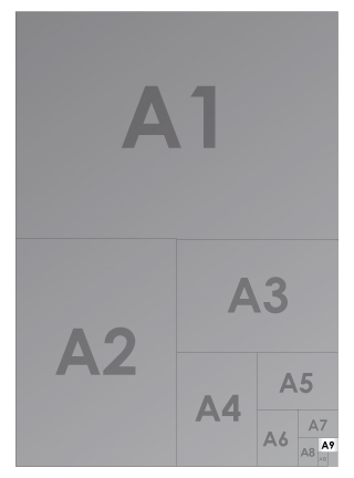 format papier A9